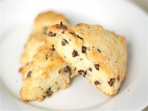 choc chip scones