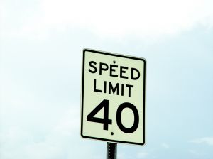 speed sign