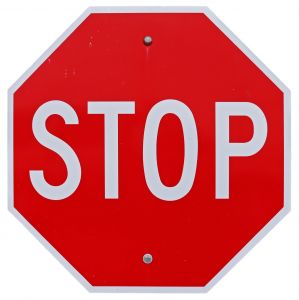 stop sign