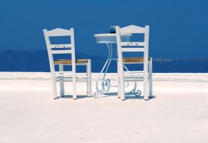 chairs on beach