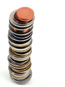 stack coins