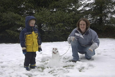 Amber and her son Nathan