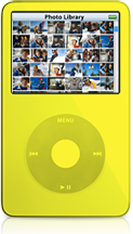 yellow ipod