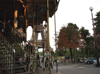 The Eiffel Tower from the carrousel