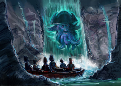 davy jones mist curtain