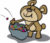 Bear with candy