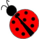 Paper Plate Lady Bug Craft