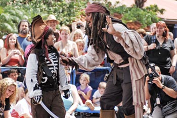 jack sparrow at walt disney world