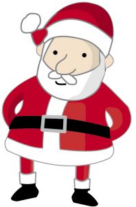 santa cartoon