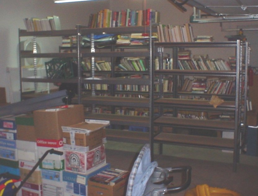 Shelving for online inventory